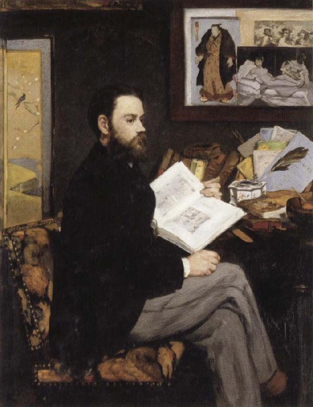 Edouard Manet Emile Zola oil painting picture